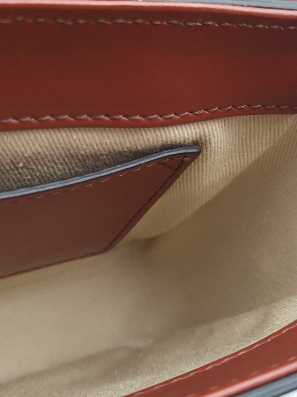 Chloé Calfskin Leather 'C' Mini Crossbody Bag, Auth w/COA. - Picture 13 of 16